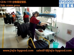 La machine industrielle de presse d'habillement a informatisé 0,4 - 0.6mpa