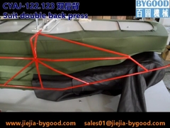 Machine de pressage pneumatique de robe à grande vitesse pour la veste