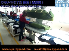 Machine de fer de presse entraînée par cylindre Digital pour le vêtement