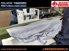 Machine inférieure de presse libre de ride de cachetage de couture de chemise