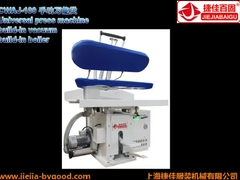 Laveuse manuelle presse à vapeur sèche presse à tissu machine à grande taille chaudière à vapeur intégrée et unité de vide