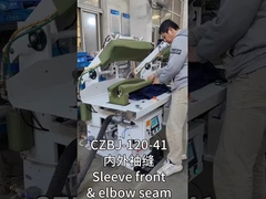 Traitement de la presse à manches de blazer