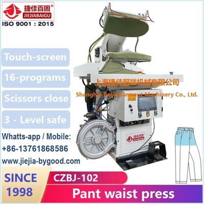 Appareil de pressage de pantalon à étirement de la taille pour le chauffage à la vapeur sans rides