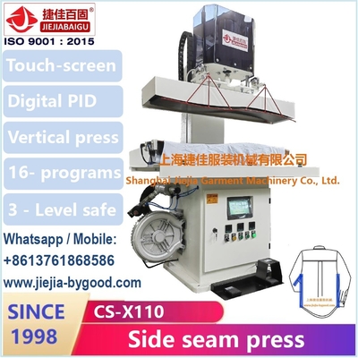 220V électrique machine de pressage de chemise verticale pour presses de manchette de col