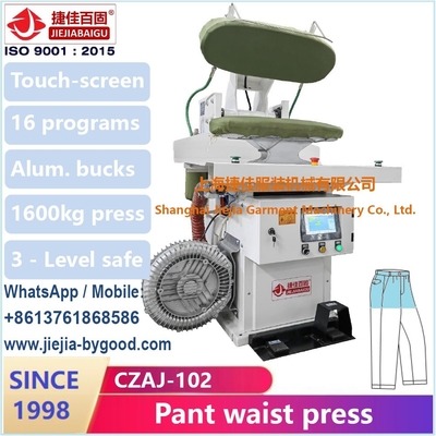 CZAJ-102 Machine de pressage à haute pression de pantalon pour l'industrie du vêtement