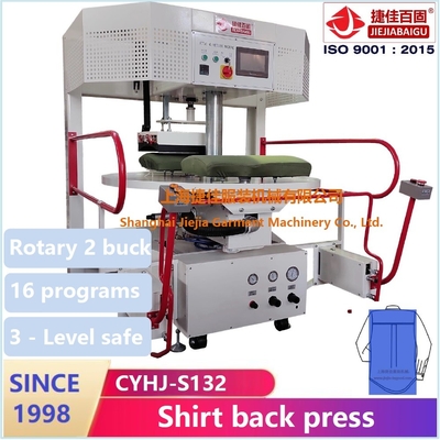 Presse à mouler de chemise pour le décalage rotatoire de dos de corps et la machine repassante de chemise verticale de la presse CYHJ-S132