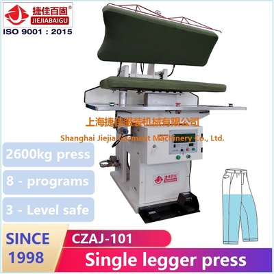 CZAJ machine automatique de pressage de pantalon PLC 2600kg pression maximale de 0,4 à 0,6 MPa vapeur