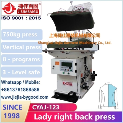 Presse à mouler verticale de robe de vêtement de système de chauffage de vapeur pour l'équipement repassant de robe de costume de veste
