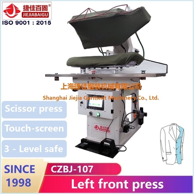 Machine commerciale de presse de blanchisserie de costume de blazer de veste de PLC pour Front Type Ironing