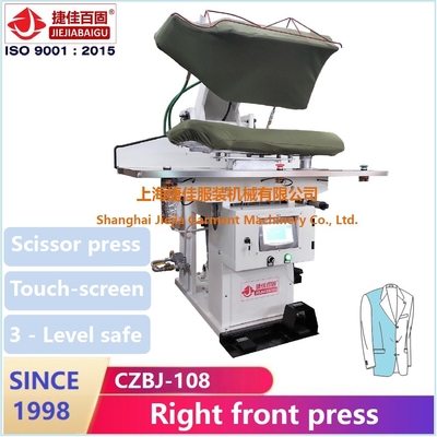 Machine commerciale de presse de blanchisserie de costume de blazer de veste de PLC pour Front Type Ironing