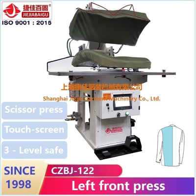 Machine commerciale de presse de blanchisserie de costume de blazer de veste de PLC pour Front Type Ironing