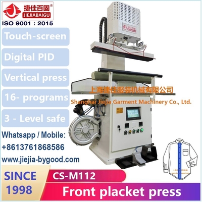 presse à mouler verticale électrique de la chemise 220V pour la presse de cachetage de couture de côté de corps de douille