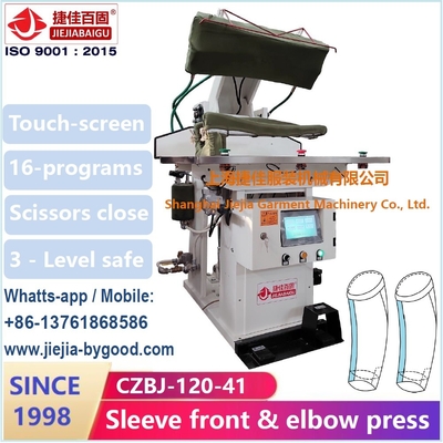 PLC automatique d'écran tactile de presse de coude de douille de machine de presse du tissu 750w double