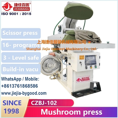 Laveuse à vapeur presses utilitaires machine à pressage de champignons équipement écran tactile