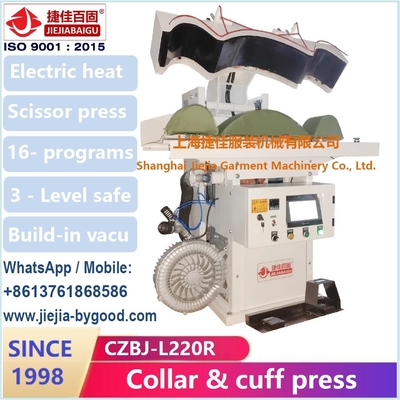 Laveuse à vapeur pressing utilitaire SS chemise collier manchette pressing machine équipement écran tactile